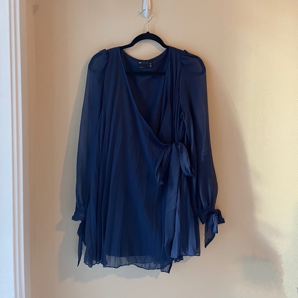 ASOS Dresses & Skirts - NWT Pleated Wrap Mini Dress